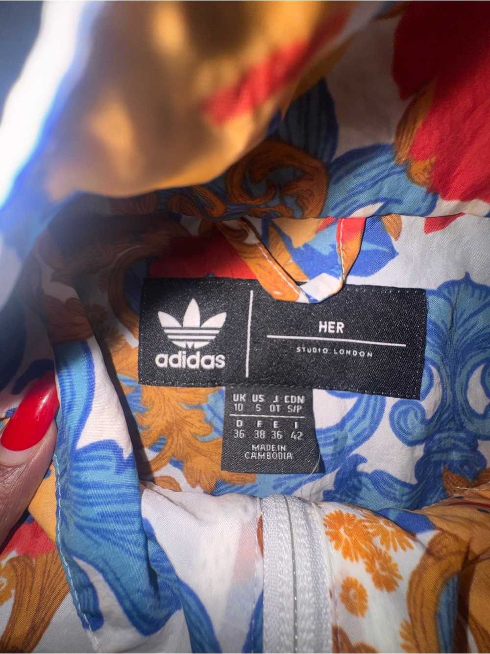 adidas Originals x HER Studio London Baroque Floral Track Suit – Size Small - Picture 7 of 7